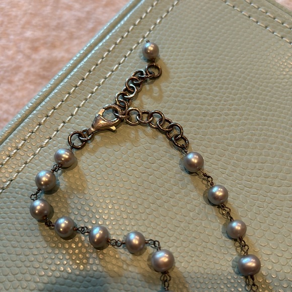 Sterling silver seashells and seahorse necklace - Picture 5 of 6